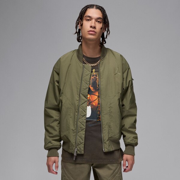 Jordan Renegade Bomber Jacket Medium Olive - Pánske - Bunda Jordan - 66359446