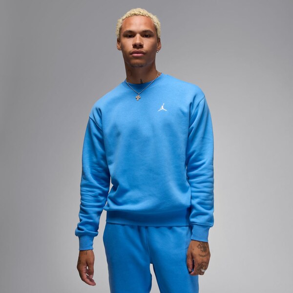 Jordan Brooklyn Fleece Crewneck Legend Blue - Pánske - Mikina Jordan - 66359519