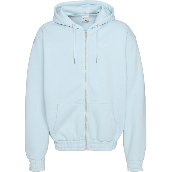 Karl Kani Authentic Star Logo Os Full Zip Hoodie Light Blue - Pánske - 66359712