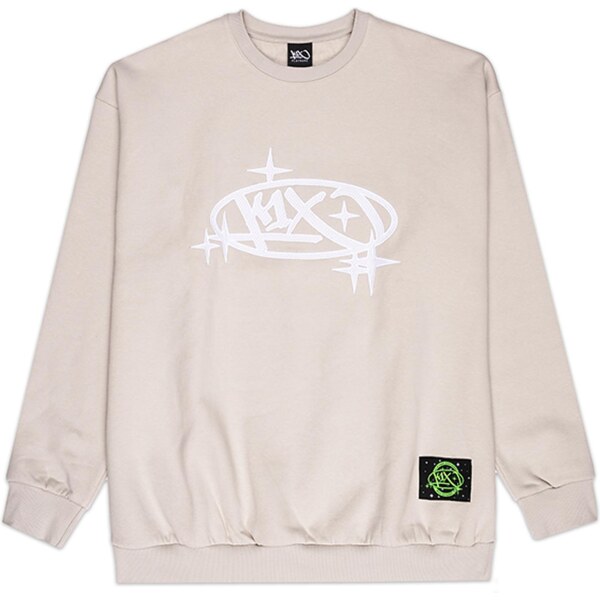 K1X Stars Logo Crewneck - Pánske - Mikina Karl Kani - Sivé - 60200010 66359721