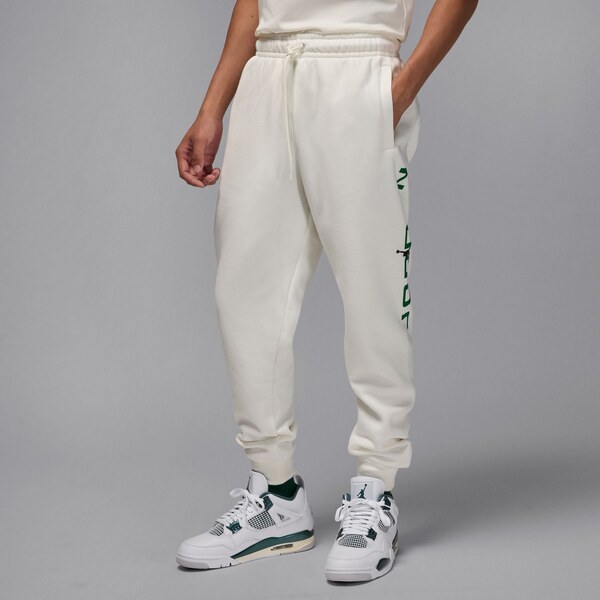 Jordan Essentials Fleece Joggers White - Pánske - Tepláky Jordan - 66359844