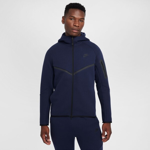 Nike Tech Full-Zip Windrunner Hoodie Obsidian - Pánske - Mikina Nike - 66359956