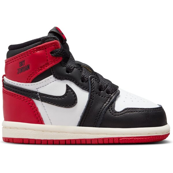 Air Jordan 1 Retro High OG Black Toe (TD) - Detské - Tenisky Jordan - 66360019