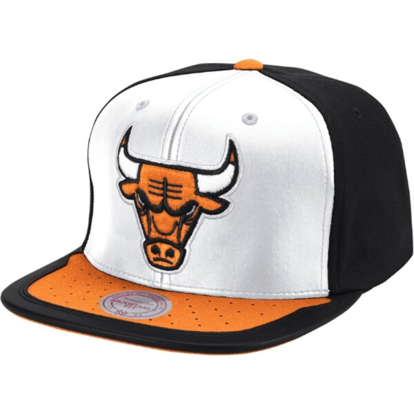 Mitchell & Ness NBA Day One Snapback Bulls White/Orange - Unisex - 66360228