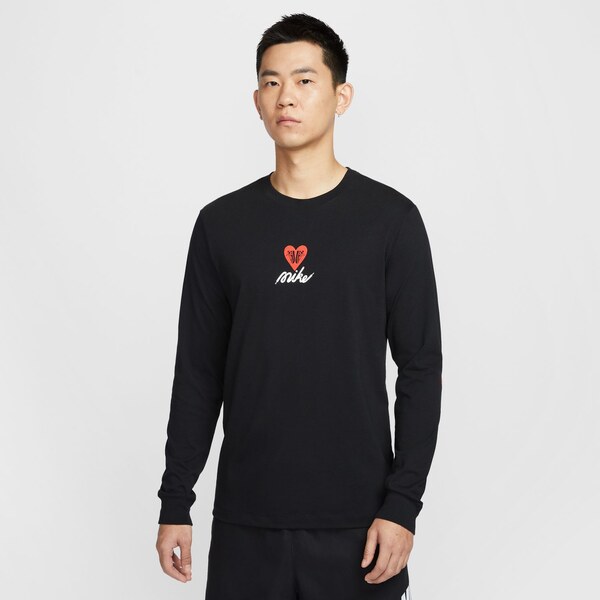 Nike Sportswear Long-Sleeve Tee Black - Pánske - Tričko Nike - Čierne 66360280