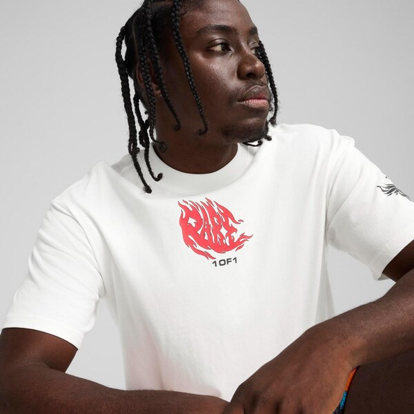 Puma x LaMelo Phoenix Tee II White - Pánske - Tričko Puma - Biele - 66360418