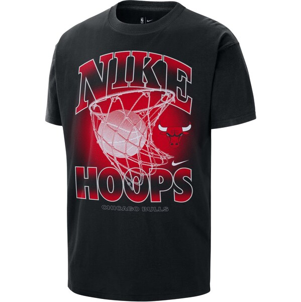 Nike NBA Max 90 Chicago Bulls Courtside Vintage Tee Black - Pánske - 66360450