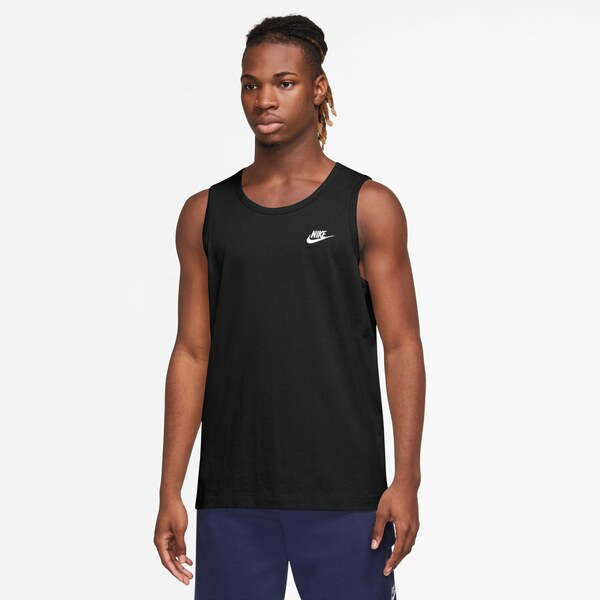 Nike Sportswear Club Tank Black - Pánske - Tričko Nike - Čierne - 66360454
