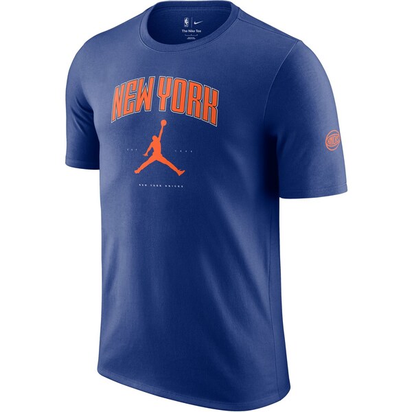 Jordan NBA New York Knicks Essential Tee Rush Blue - Pánske - Tričko 66360547