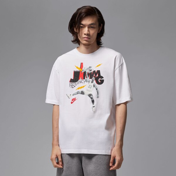 Jordan Brand Jam 85 Tee White - Pánske - Tričko Jordan - Biele - 66360585