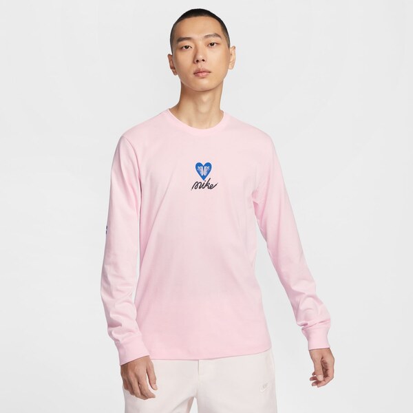 Nike Sportswear Vday Long-Sleeved Tee Pink Foam - Pánske - Tričko Nike 66360768