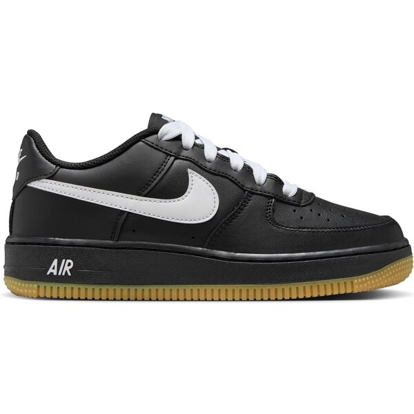 Nike Air Force 1 LV8 Black Gum (GS) - Detské - Tenisky Nike - Čierne - 66360781