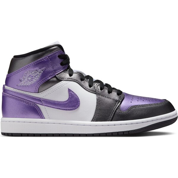 Air Jordan 1 Mid SE Metallic Purple Wmns - Dámske - Tenisky Jordan - 66360796