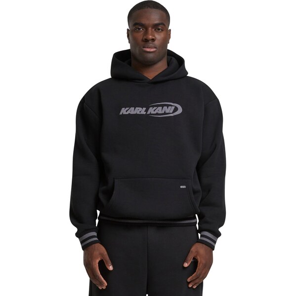 Karl Kani Ellipse Hoodie Black - Pánske - Mikina Karl Kani - Čierne - 66360837