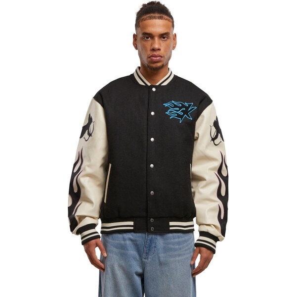 Karl Kani Amor Flames College Jacket - Pánske - Bunda Karl Kani - 66360844