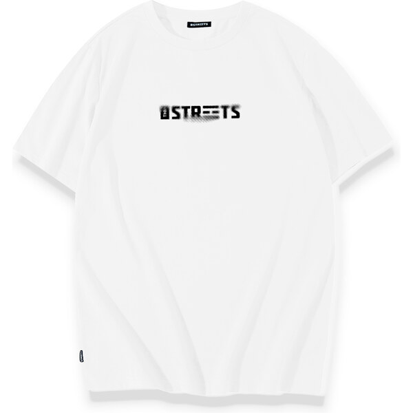 The Streets Halftone Tee White - Pánske - Tričko The Streets - Biele - 66360875