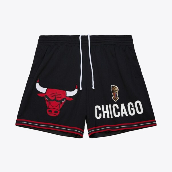 Mitchell & Ness NBA Team Origins 7in Mesh Bulls Vintage Logo Shorts - 66361067