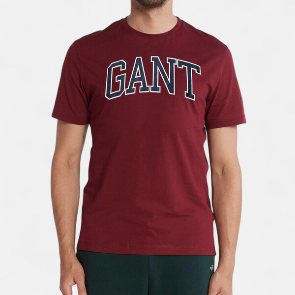 Pánské červené triko Gant 56408 65391063