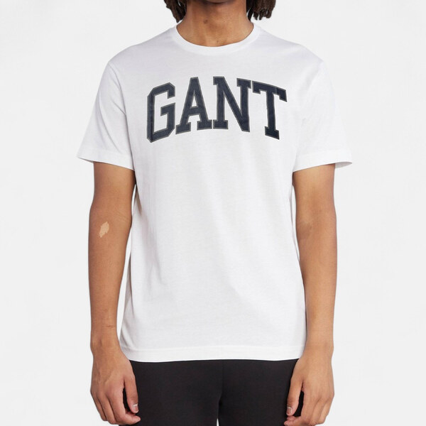Pánské bílé triko Gant 56411 65391066