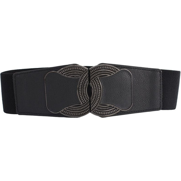 Lifestyle Dámsky strečový opasok na šaty Oven Čierny 65225784