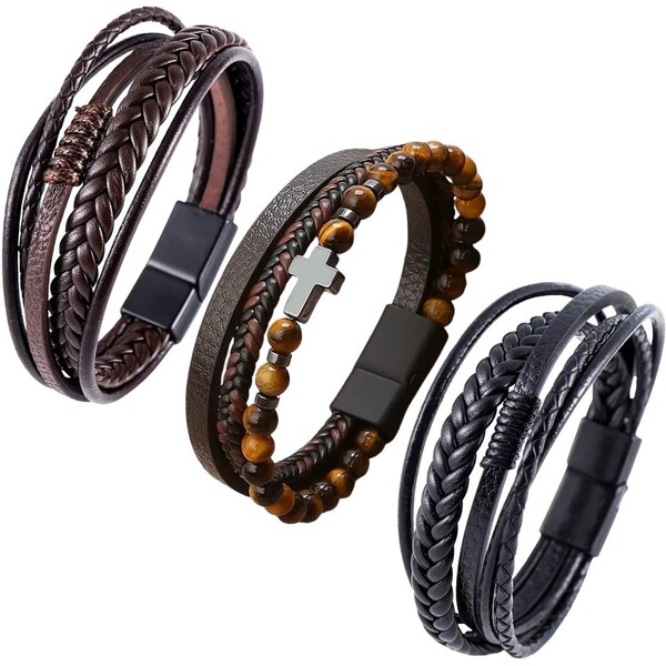 Set 3 elegantných náramkov 65638775