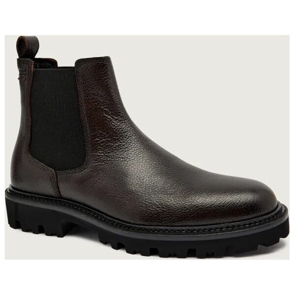 BOSS BLACK Kožené jazdecké topánky Julyo_Cheb_gr 65331407