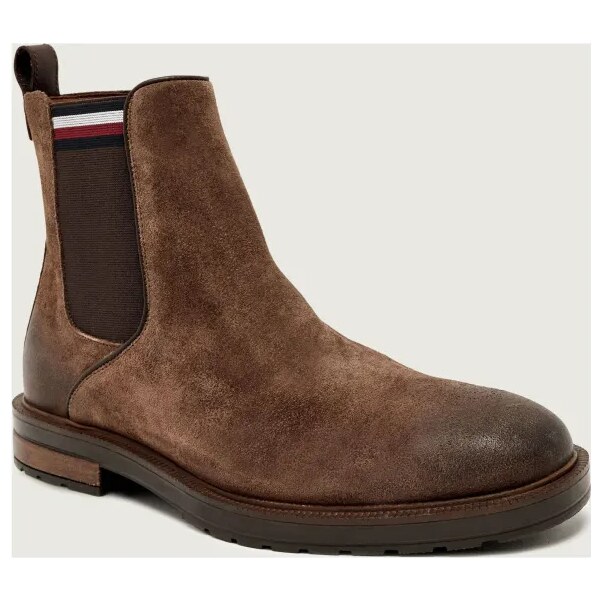 Tommy Hilfiger Jazdecké topánky Chelsea | semiš 65319013