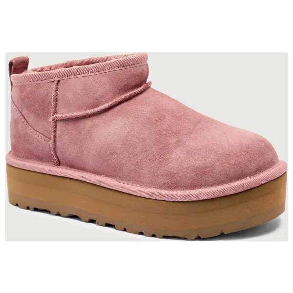 UGG Snehule CLASSIC ULTRA MINI PLATFORM | koža 65307638
