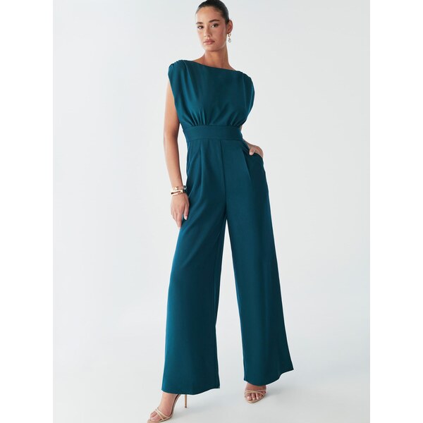 BWLDR Overal STELLA JUMPSUIT petrolejová 65884820