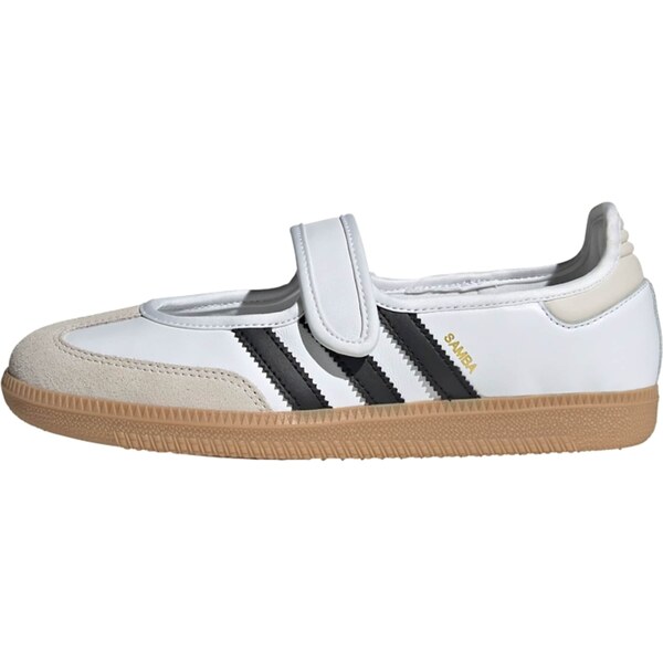 ADIDAS ORIGINALS Baleríny s ramienkom Samba čierna / biela / šedobiela 65652527