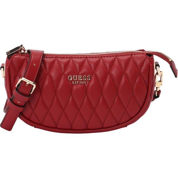 GUESS Kabelka na rameno VALLA MINI TOP ZIP SHLDR BAG červená 65394944