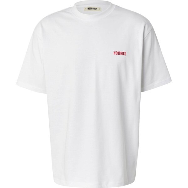 Woodbird Tričko Baine Space biela 65394977