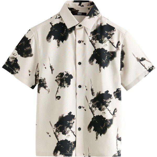 Next Košeľa nebielená / čierna 65853193