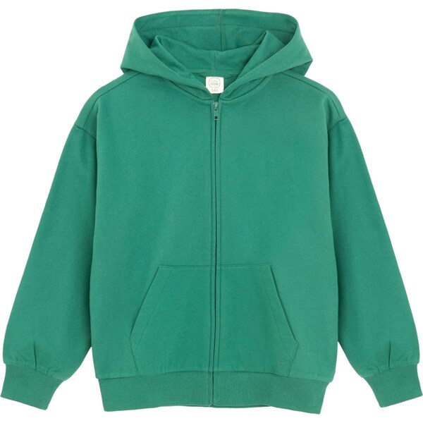 Cool Club Tepláková bunda tmavozelená 65662991