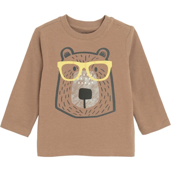 Cool Club Tričko tmavomodrá / hnedá / svetložltá / čierna 66009188