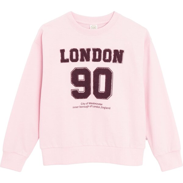 Cool Club Mikina baklažánová / ružová 65773591