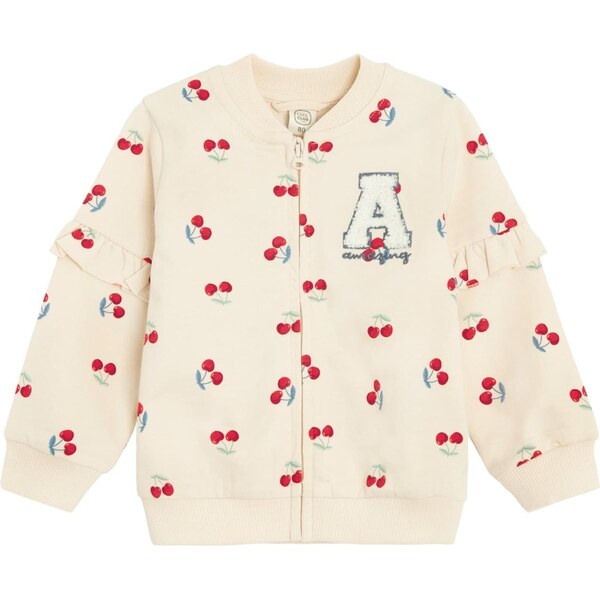 Cool Club Mikina béžová / zelená / červená / biela 65773598