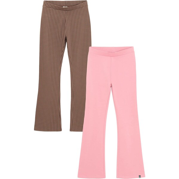 Cool Club Nohavice hnedá / gaštanová / svetloružová 65891276