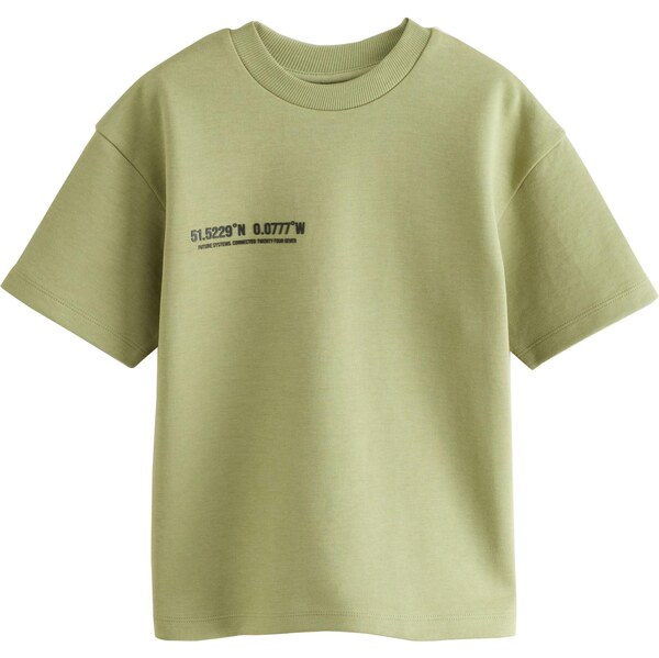 Next Tričko pastelovo zelená / čierna 65883076