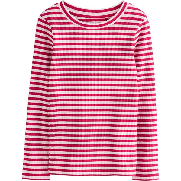 Next Tričko ružová / biela 65888805