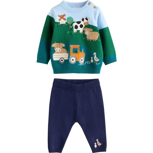 Next Set námornícka modrá / svetlomodrá / zelená / smaragdová 65887537