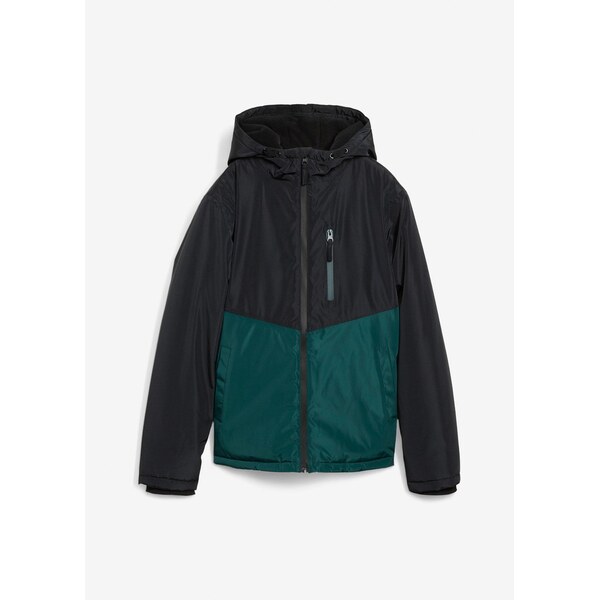bonprix Zimná bunda s kapucňou, nepremokavá, farba zelená 65409093