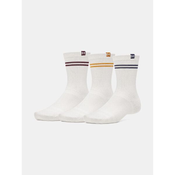 Unisex Socks Under Armour UA Sportswear Cotton Nv Crew-WHT - unisex 65459196