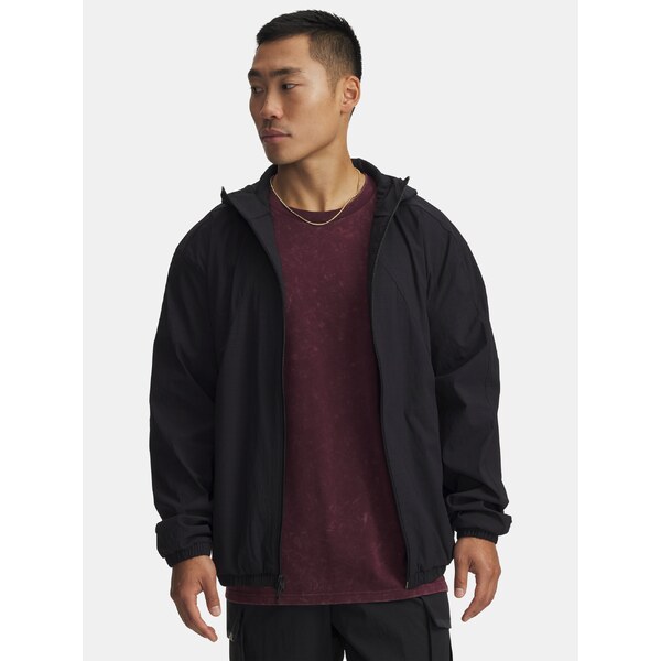 Mens Under Armour UA Unstoppable Txt Woven Jacket Jkt-BLK - Mens 65459184