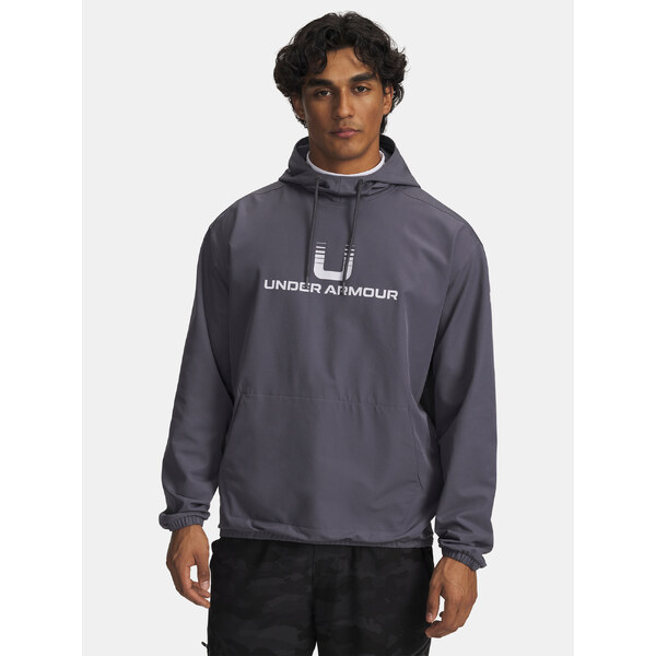 Mens Under Armour UA Unstoppable Wvn Hoodie-GRY - Mens 65460424