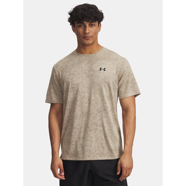Mens Under Armour UA Tech Tee Pixelate-BRN T-Shirt - Mens 65459284