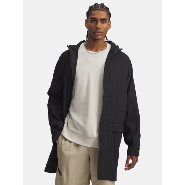 Mens Under Armour UA Unstoppable Txt Long Jkt-BLK Jacket - Mens 65459243