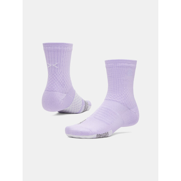 Unisex Socks Under Armour Curry UA AD Playmaker 1p Mid-PPL - unisex 65459256