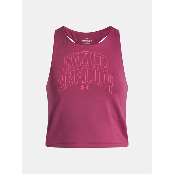Under Armour UA Motion Branded Tank-RED Girls Tank Top - Girls 65459316