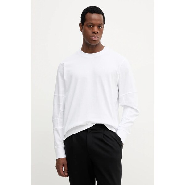 Bavlnené tričko s dlhým rukávom G-Star Constructed loose 65411046